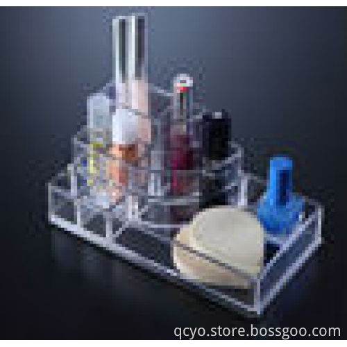 8 Compartment Acrylic Cosmetic and Jewelry Organizer,makeup storage